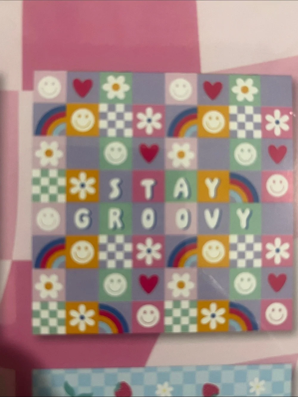Groovy Times 2027 Monthly Calendar - Pink